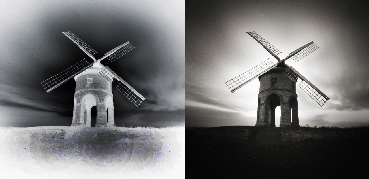 Pinhole clearance camera images